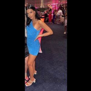 Princess Polly mini blue dress